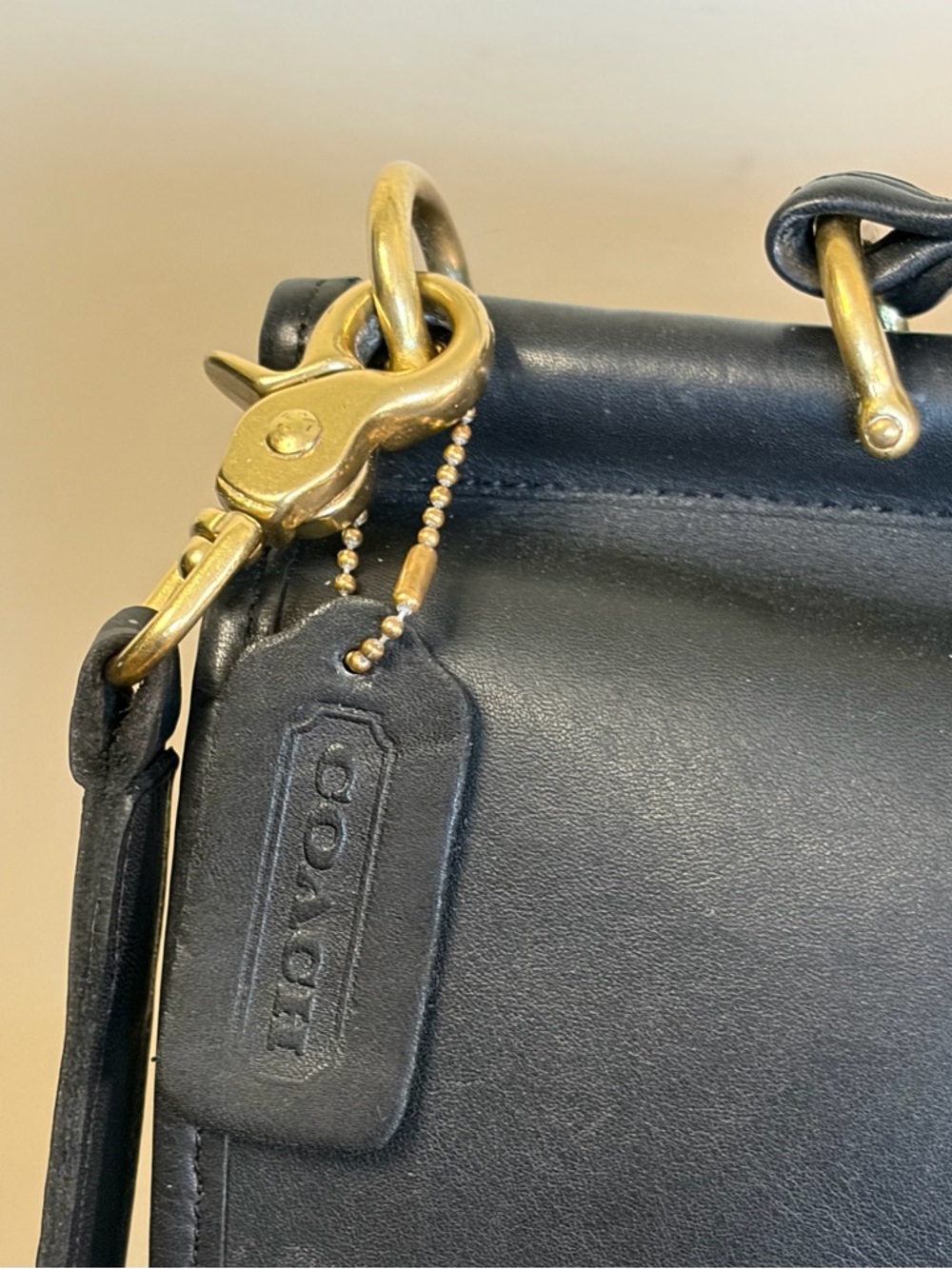 Vintage COACH Willis Top Handle Black Crossbody Costa Rica 9927 EUC - Picture 6 of 17
